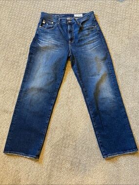 Ag Adriano Goldschmied Women's Brinley Straight-Leg Crop Jeans